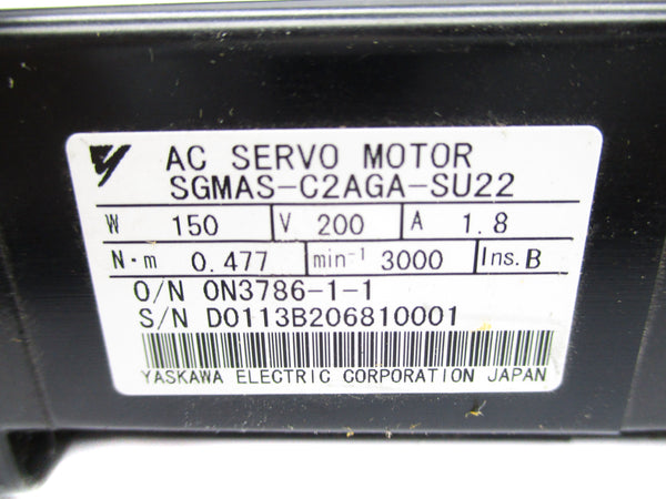 YASKAWA ELECTRIC SGMAS-C2AGA-SU22 NSNP