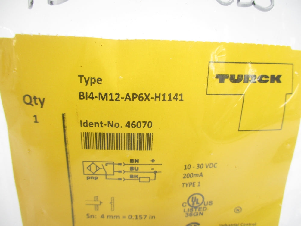 TURCK BI4-M12-AP6X-H1141 46070 10-30VDC NSMP