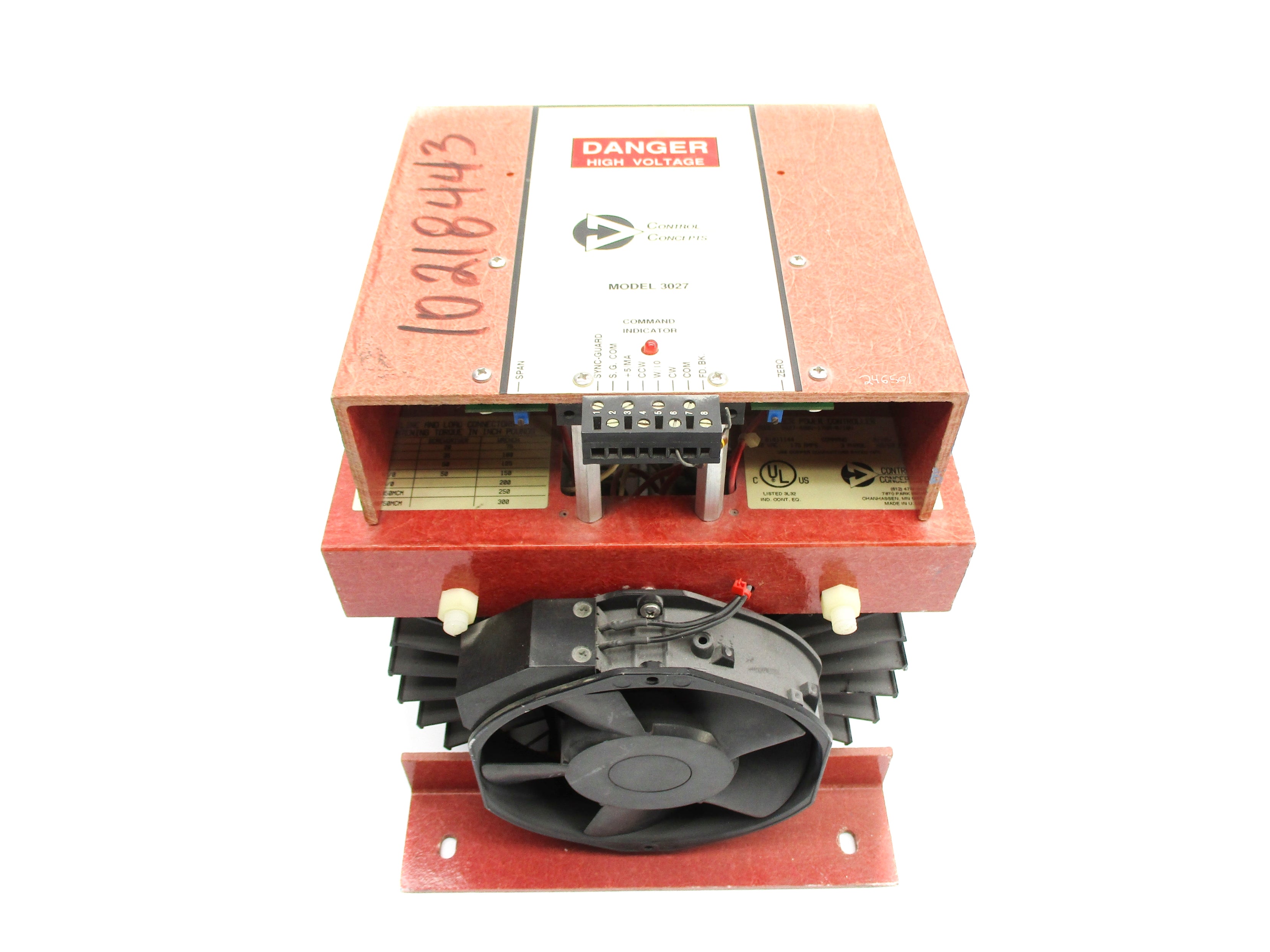 CONTROL CONCEPTS 3027-480V-175A-0/10V NSNP