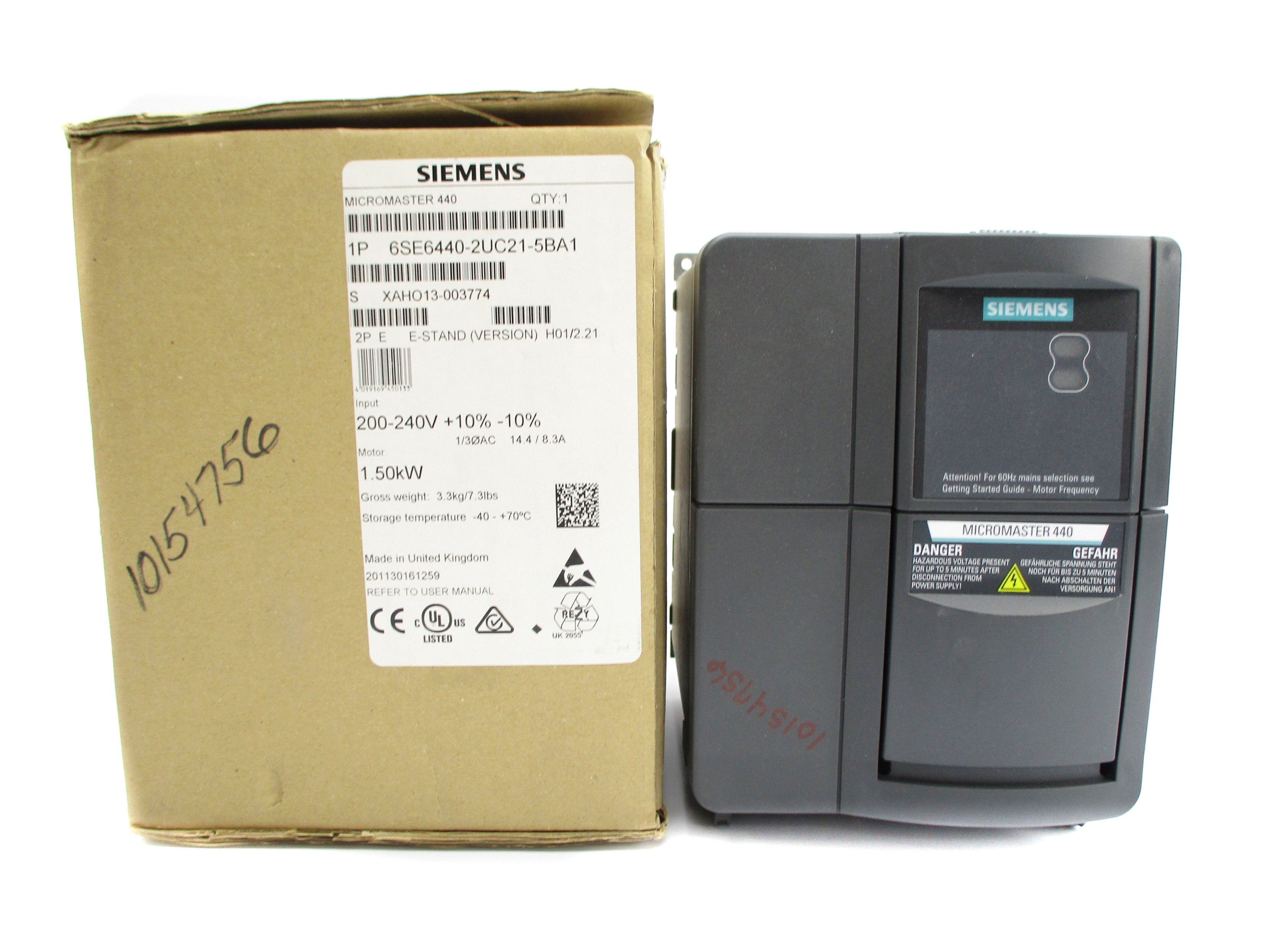 SIEMENS 6SE6440-2UC21-5BA1 NSMP