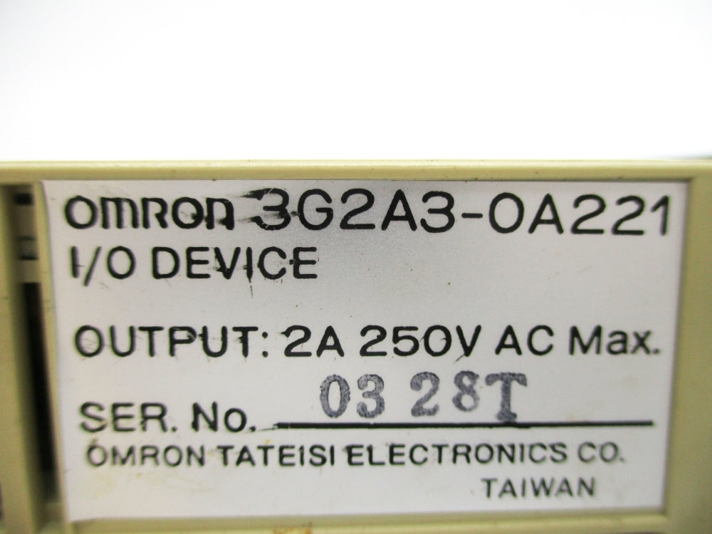 OMRON 3G2A3-OA221 UNMP