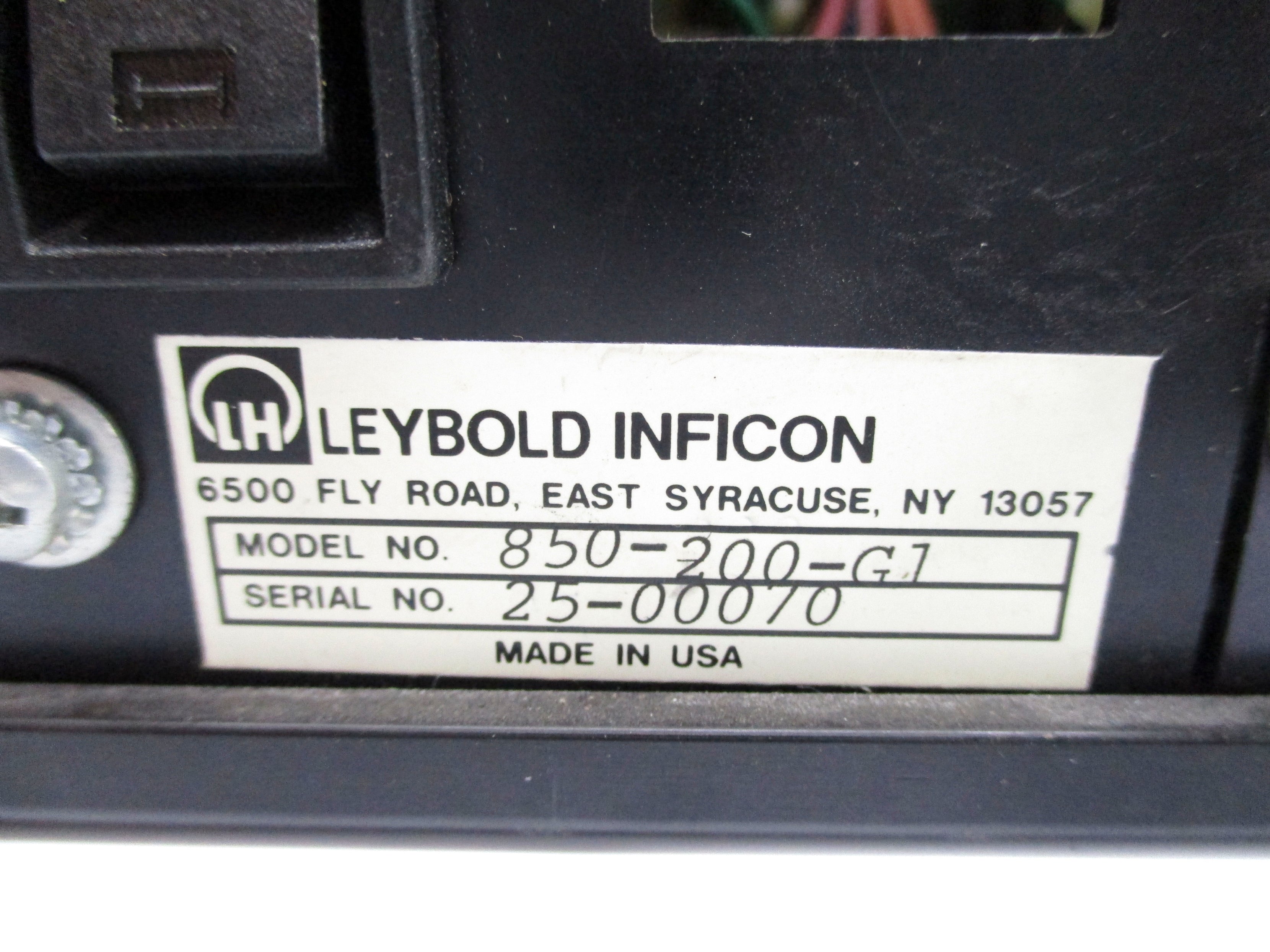 LEYBOLD INFICON IG3 850-200-G1 NSNP