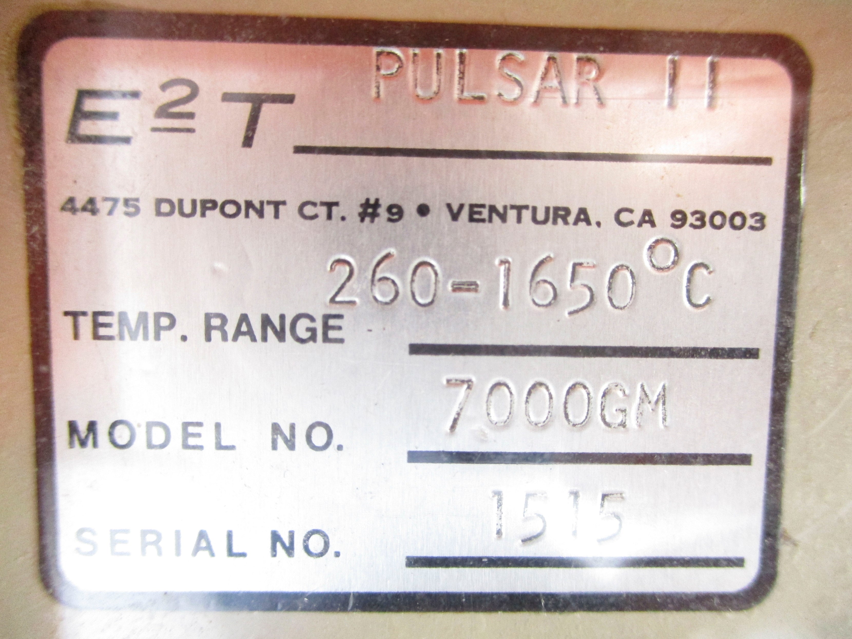 E2T PULSAR II 7000GM UNMP