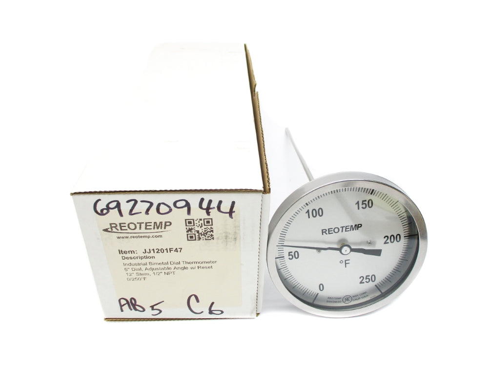 REOTEMP JJ1201F47 0/250F STEM 12 NSMP