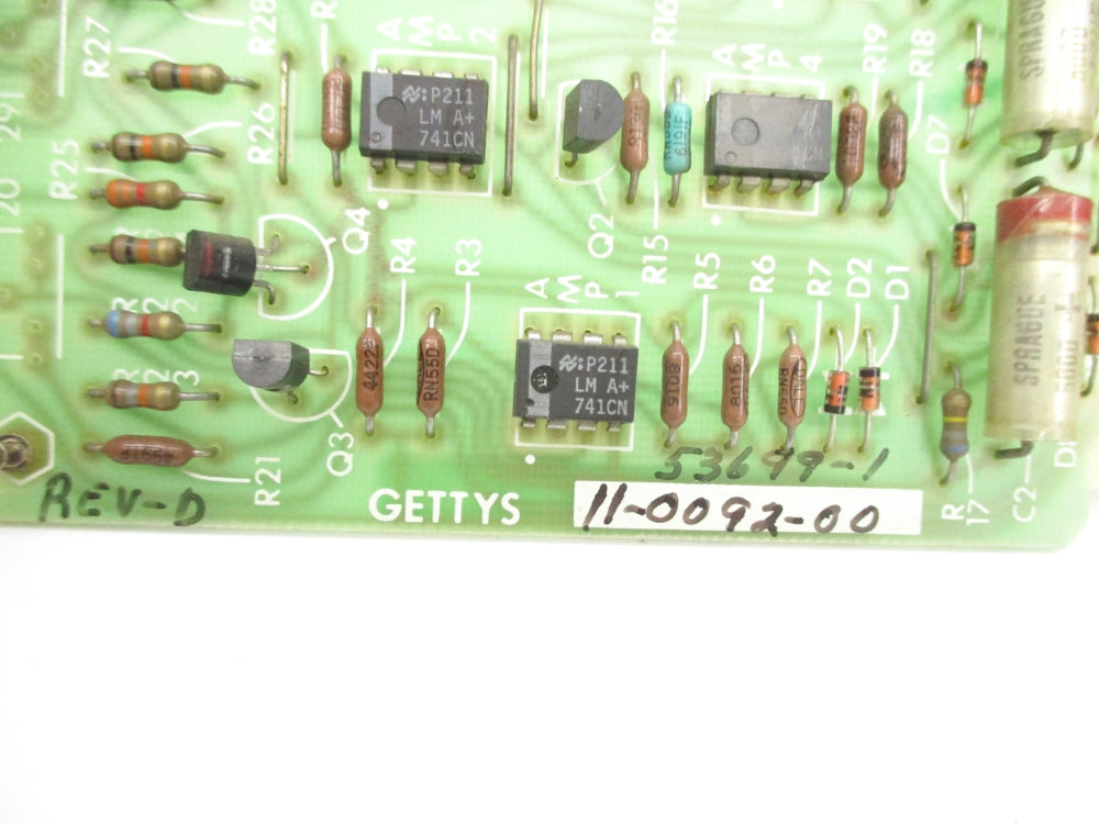 GETTYS 11-0092-00 REV. D UNMP