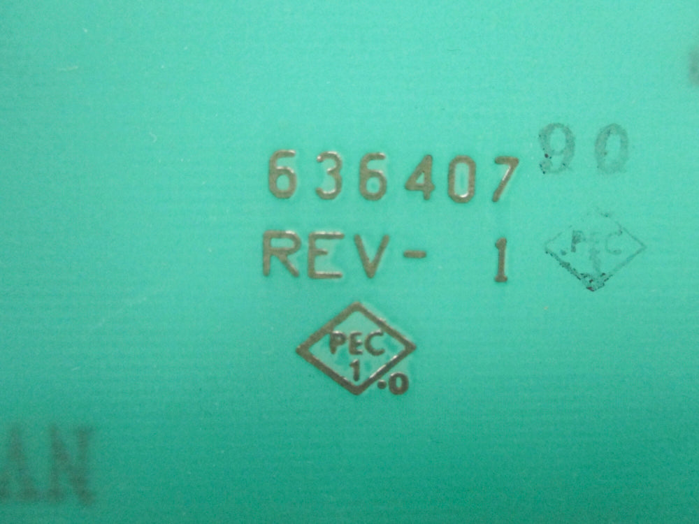 INDUSTRIAL SPARE PART 636407 REV. 1 UNMP