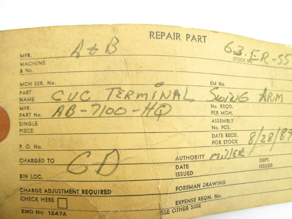 INDUSTRIAL SPARE PART 7100-HQ REMAN