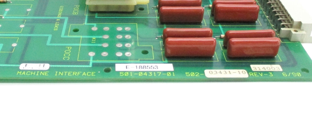 GIDDINGS & LEWIS 502-03431-10 REV. 3 UNMP