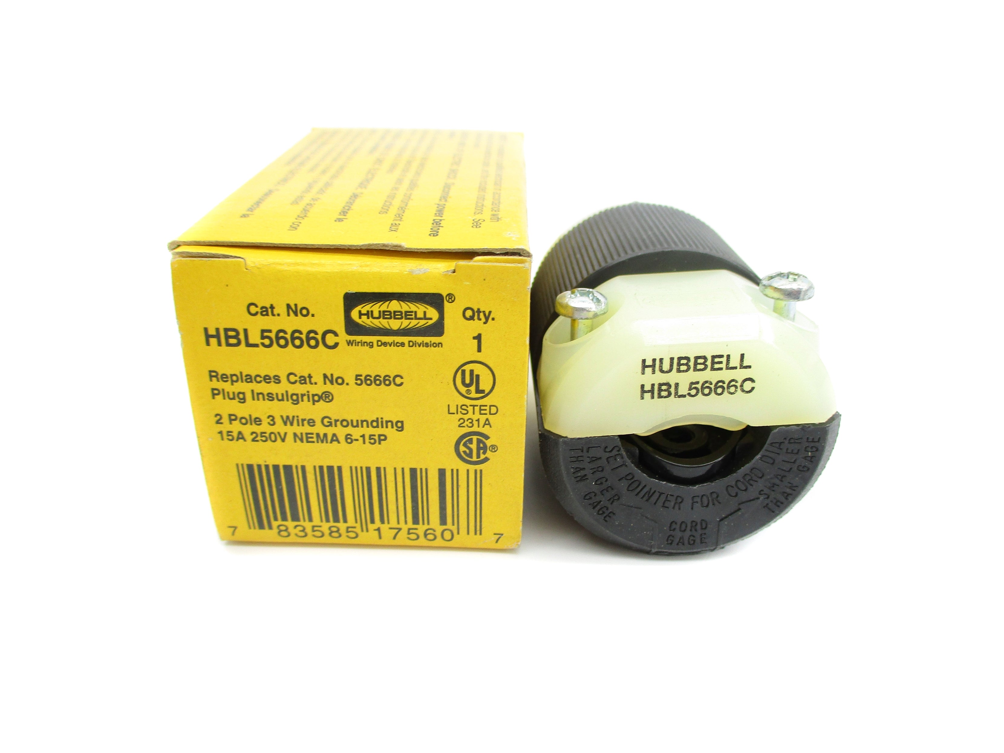 HUBBELL HBL5666C 250V 15A NSMP
