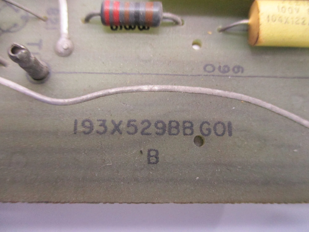 GENERAL ELECTRIC 193X529BBG01 UNMP