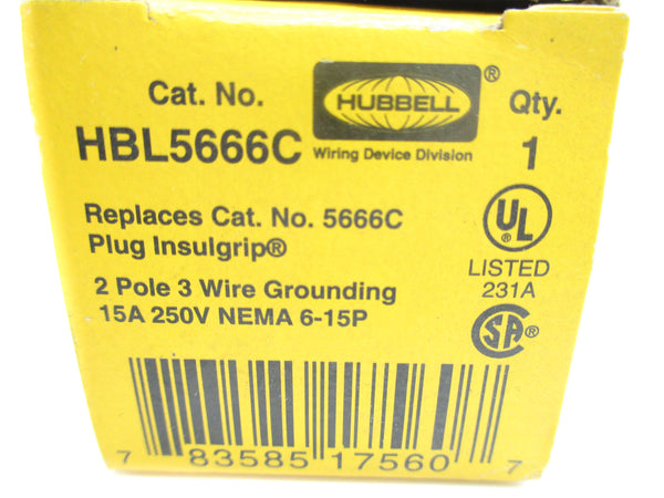 HUBBELL HBL5666C 250V 15A NSMP