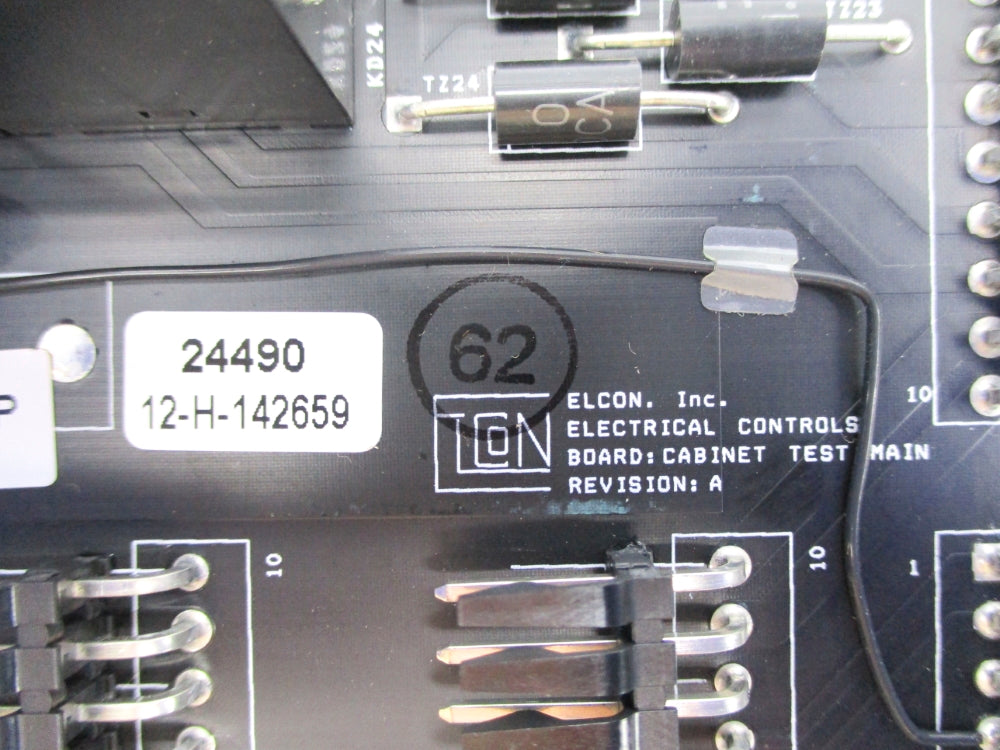 ELCON ELECTRICAL CONTROLS CABINET TEST MAIN UNMP