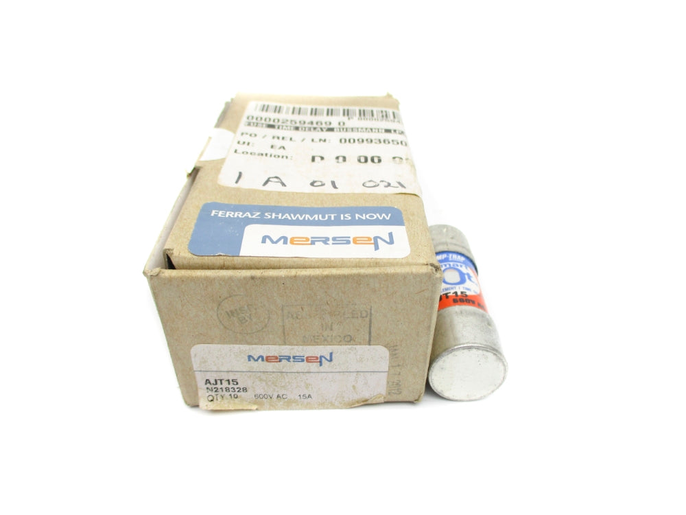 MERSEN AJT15 600VAC 15A (PKG OF 10) NSMP