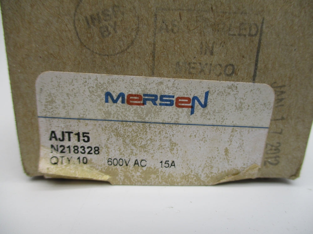 MERSEN AJT15 600VAC 15A (PKG OF 10) NSMP