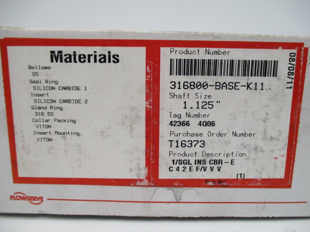 FLOWSERVE 316800-BASE-K11 NSMP