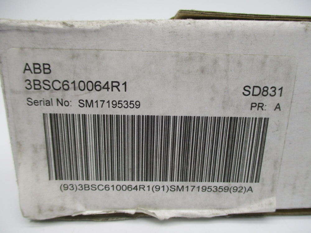 ABB 3BSC610064R1 SD831 100-240VAC 1.4A NSMP