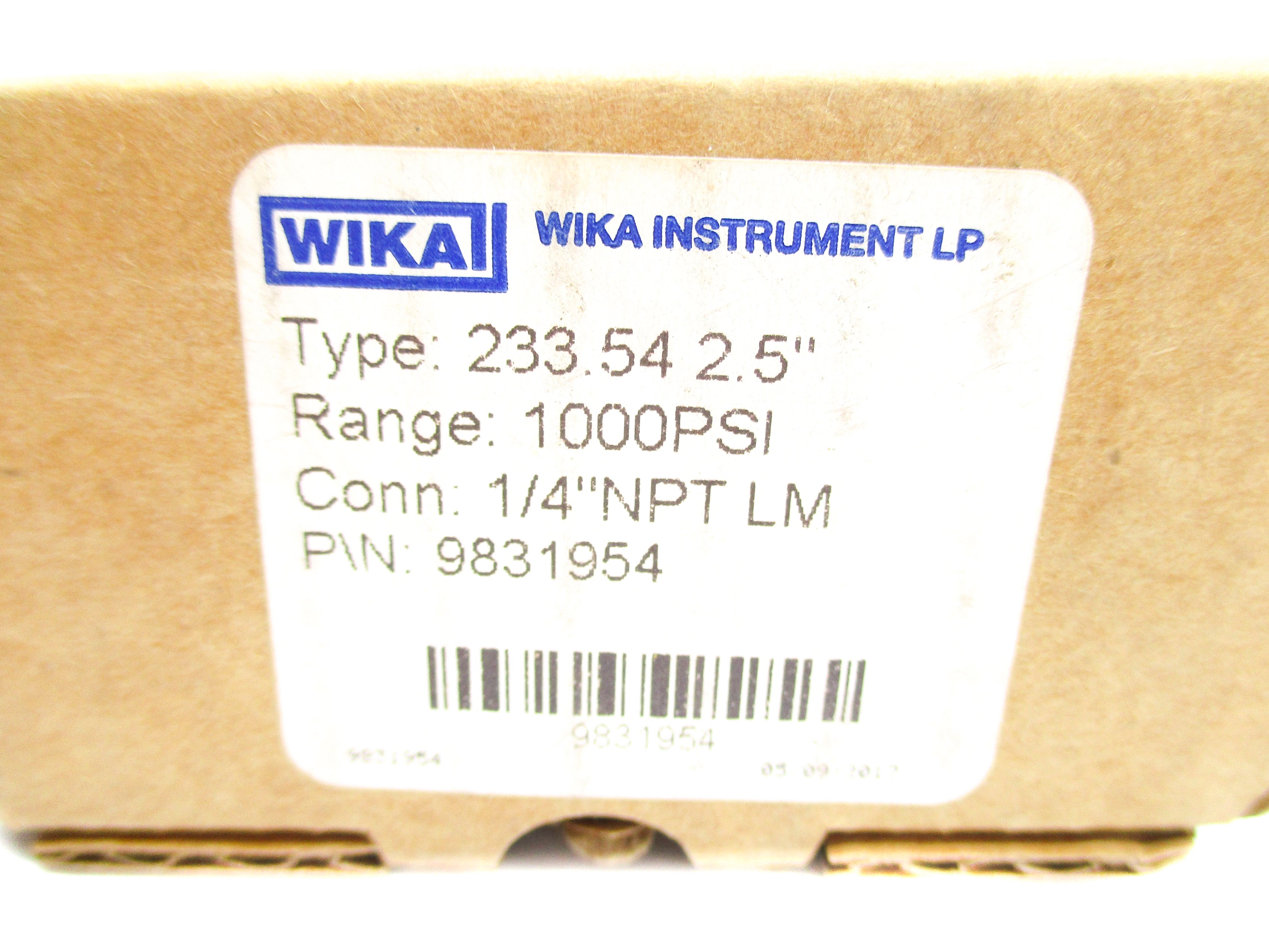 WIKA 9831954 1000PSI NSMP