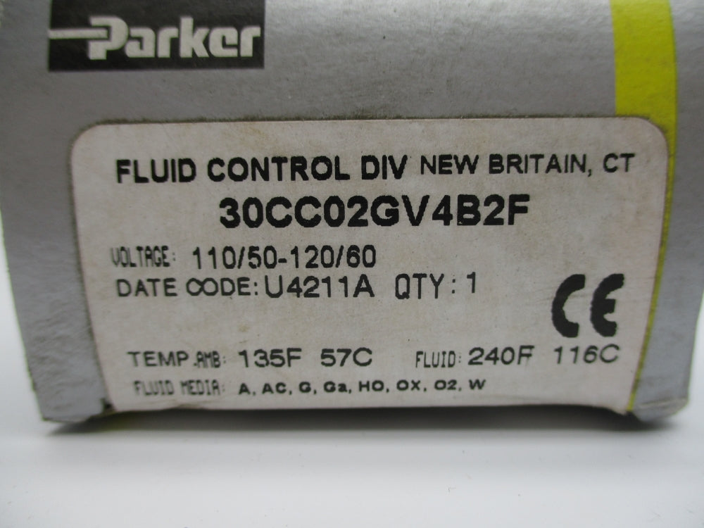 PARKER 30CC02GV4B2F 110/120V NSFS