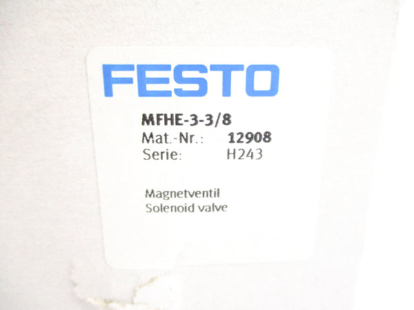 FESTO MFHE-3-3/8 12908 28-145PSI NSMP
