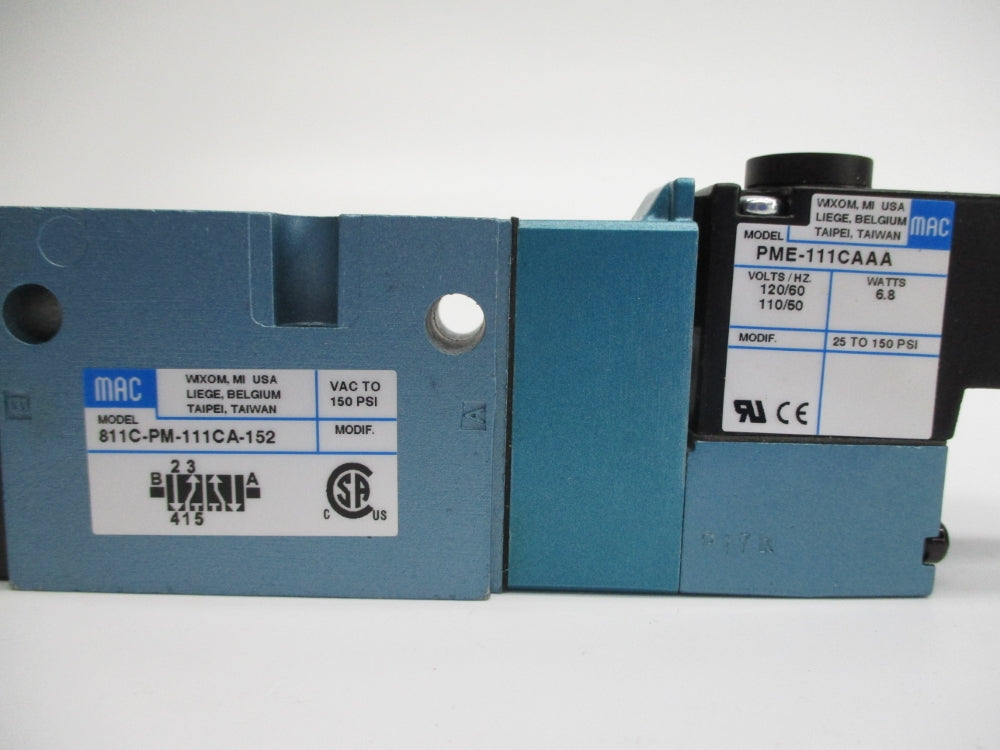 MAC 811C-PM-111CA-152 110/120V 25-150PSI NSNP