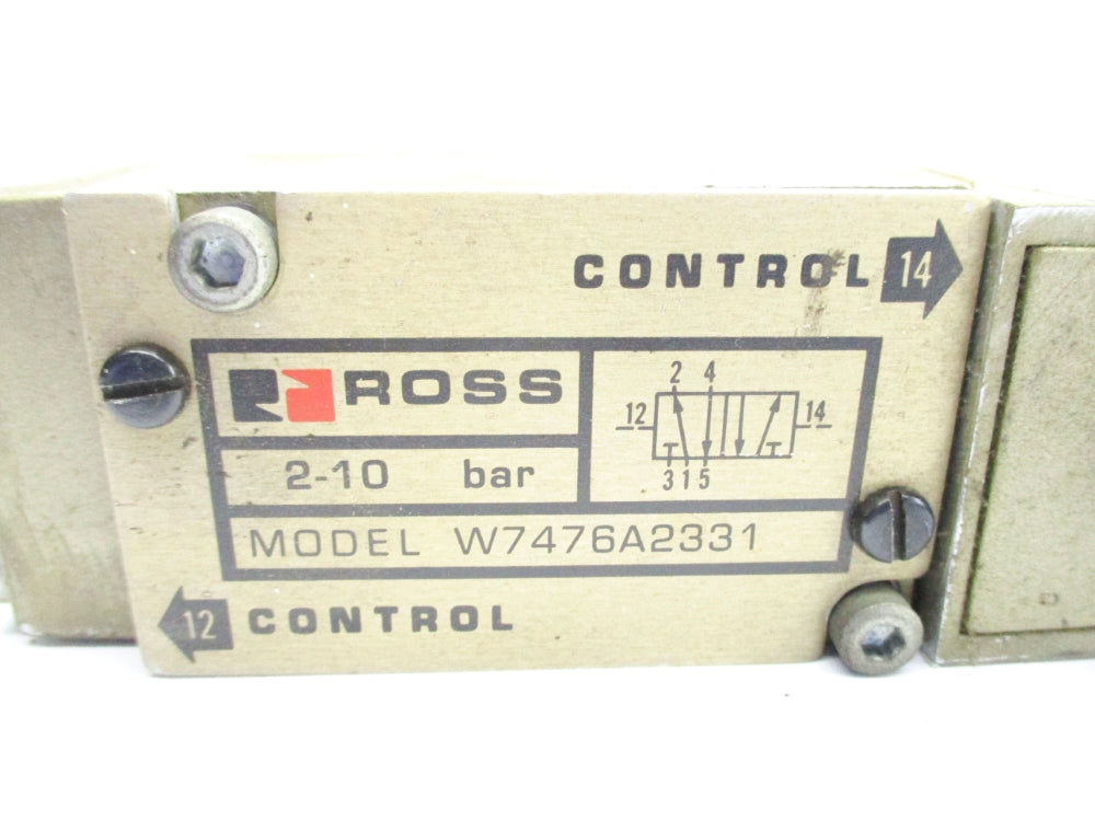 ROSS W7476A2331 100-110/100-120V UNMP