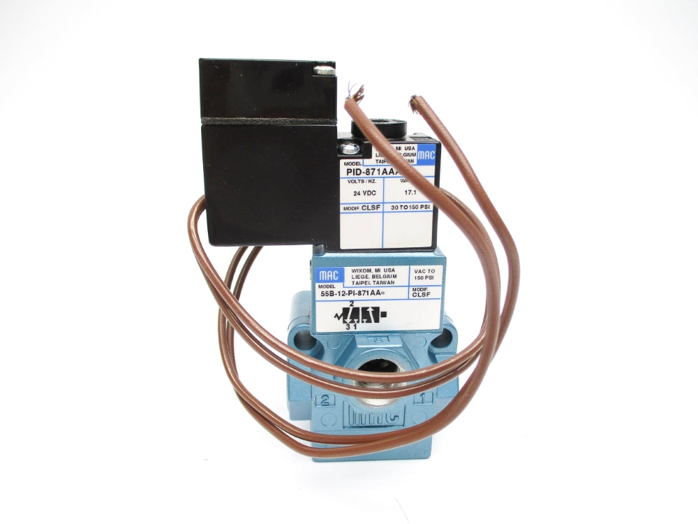 MAC 55B-12-PI-871AA 150PSI 24VDC NSMP