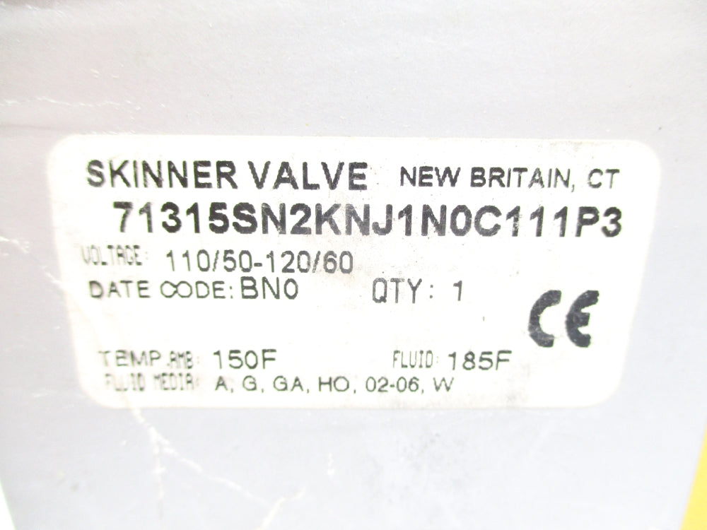 PARKER 71315SN2KNJ1N0C111P3 110/120V 125PSI 3/32" NSMP