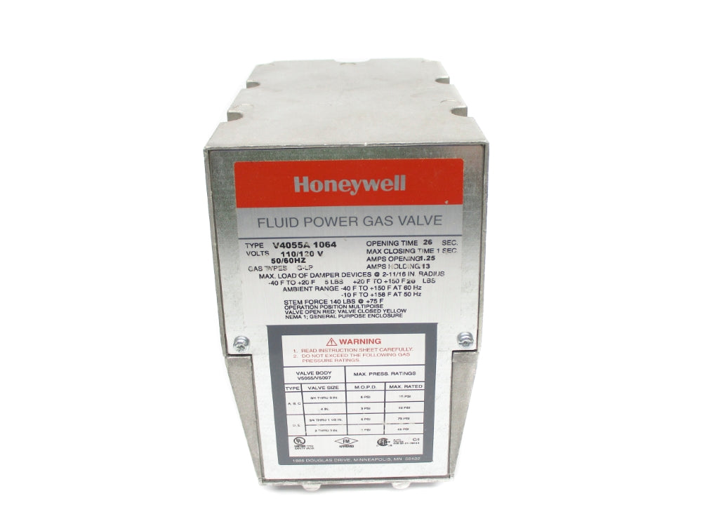 HONEYWELL V4055A1064 110/120V 1.25/.13A 26S NSNP