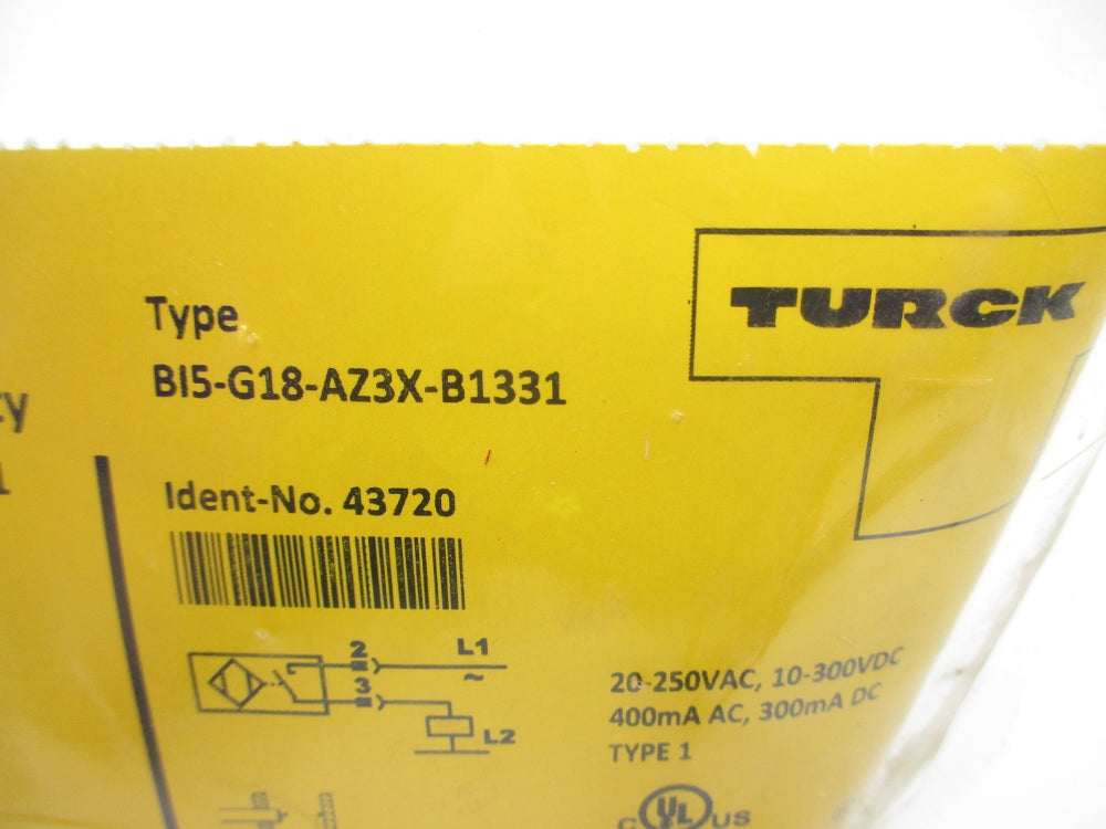 TURCK BI5-G18-AZ3X-B1331 43720 20-250VAC NSMP