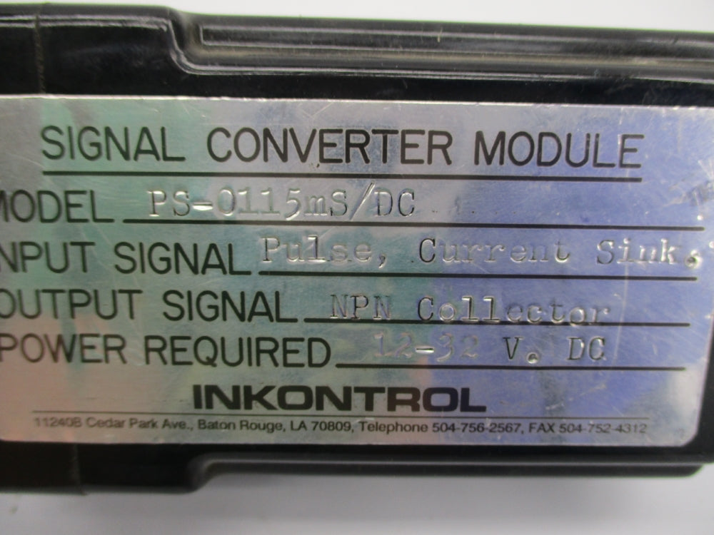 INKONTROL PS-0115MS/DC UNMP