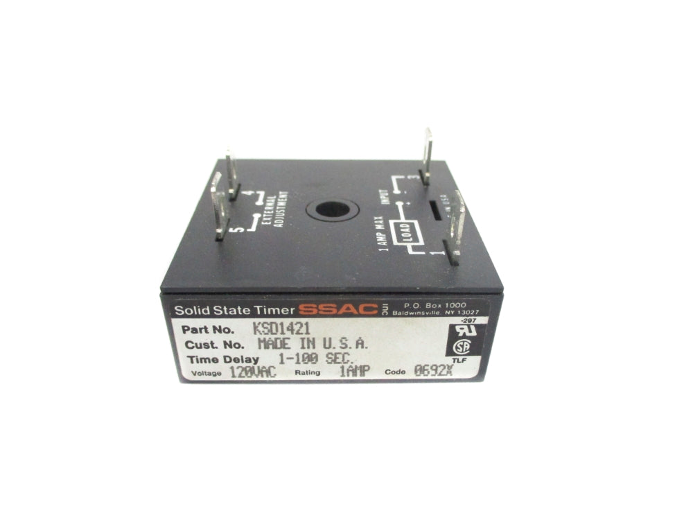 SSAC KSD1421 1-100S 1A 120VAC UNMP