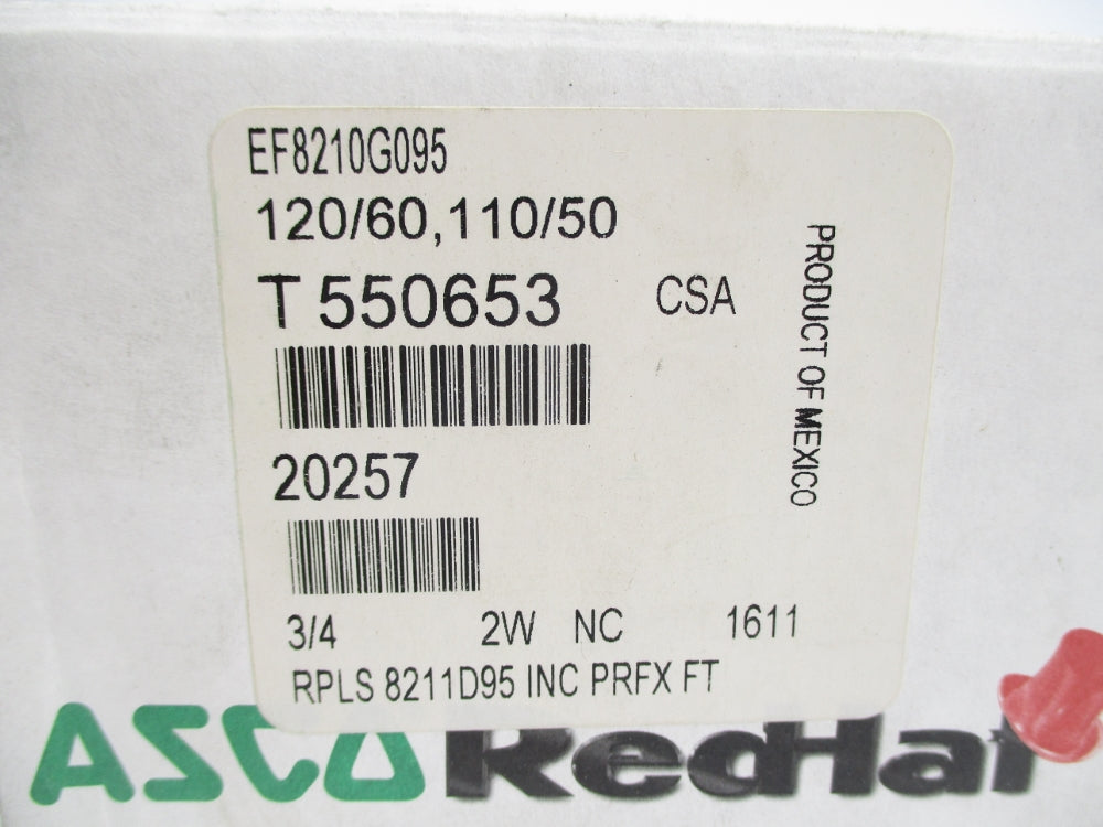 ASCO EF8210G095 110/120V 150PSI 3/4" NSMP