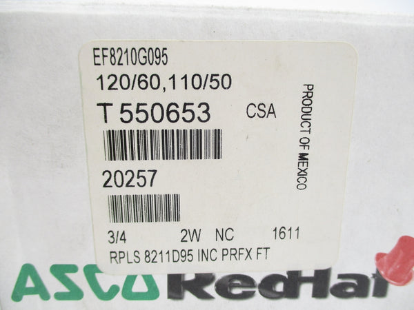 ASCO EF8210G095 110/120V 150PSI 3/4" NSMP