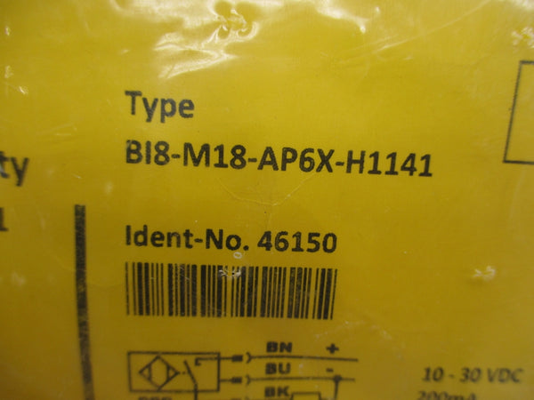 TURCK BI8-M18-AP6X-H1141 46150 10-30VDC NSMP