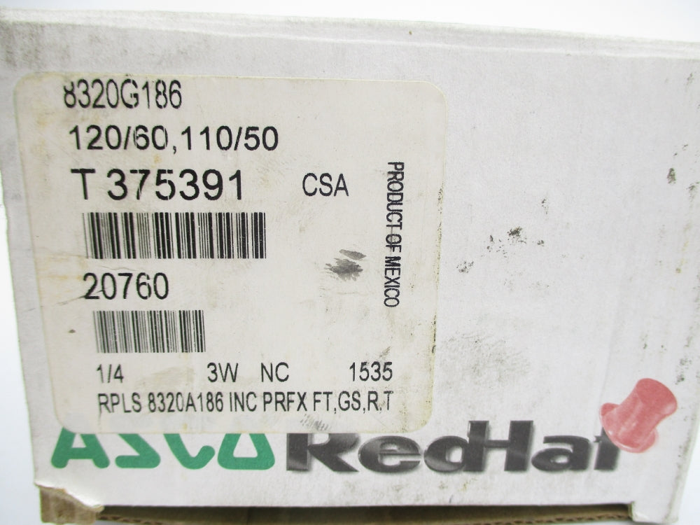 ASCO 8320G186 110/120V 85PSI 1/4" NSMP