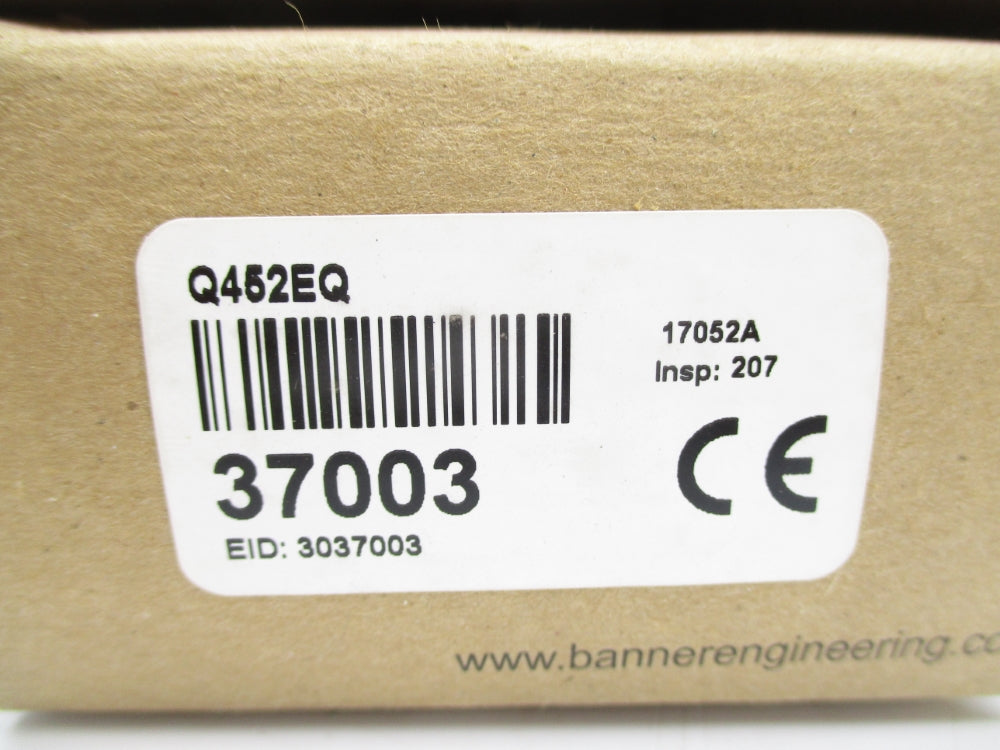 BANNER ENGINEERING Q452EQ 37003 90-250VAC NSMP