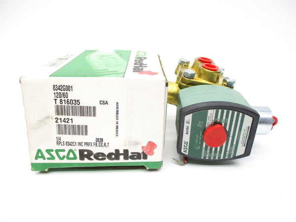 ASCO 8342G001 120V 100-125PSI 1/4" NSMP