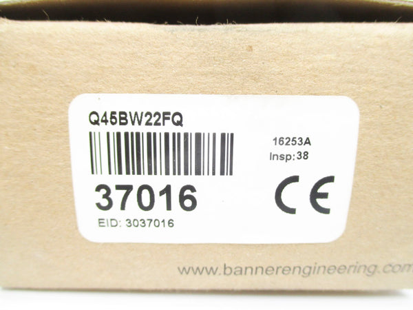 BANNER ENGINEERING Q45BW22FQ 37016 NSMP