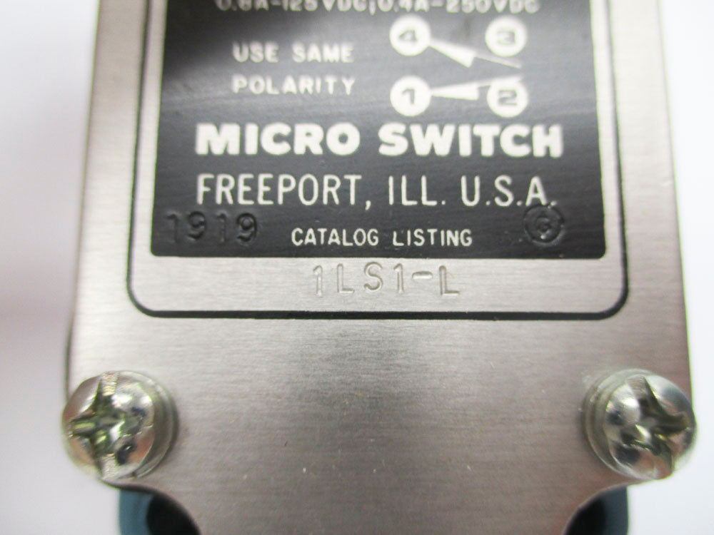 MICRO SWITCH 1LS1-L 480VAC 10A NSNP