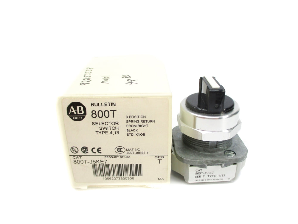 ALLEN BRADLEY 800T-J5KE7 SER. T (WH) NSMP