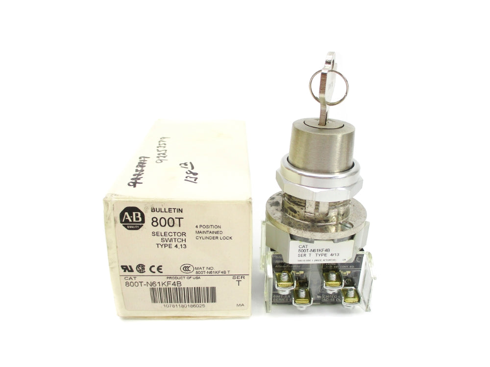 ALLEN BRADLEY 800T-N61KF4B SER. T (WH) NSMP