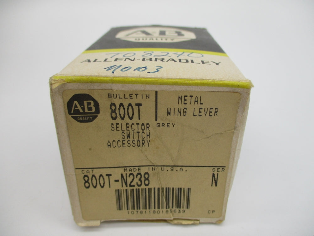 ALLEN BRADLEY 800T-N238 SER. N (BK/YL) NSMP