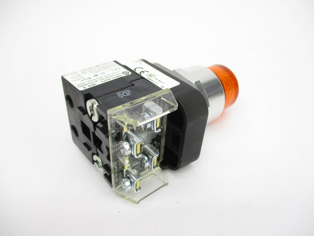 ALLEN BRADLEY 800T-QBH2A SER. U 12-130VAC/DC (WH) NSMP