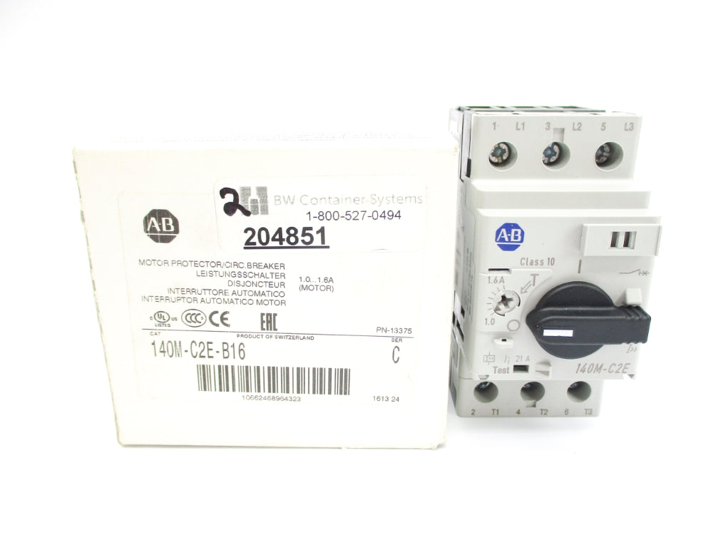 ALLEN BRADLEY 140M-C2E-B16 SER. C 690V 1.0-1.6A NSMP
