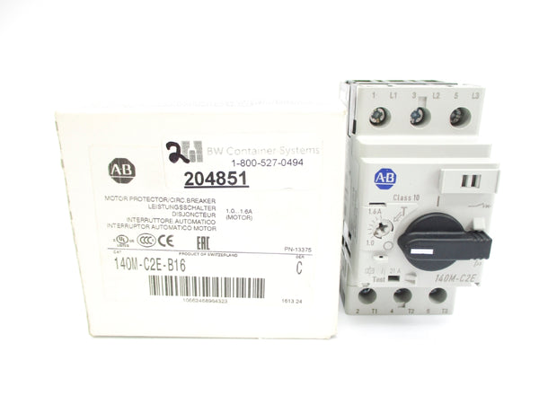 ALLEN BRADLEY 140M-C2E-B16 SER. C 690V 1.0-1.6A NSMP