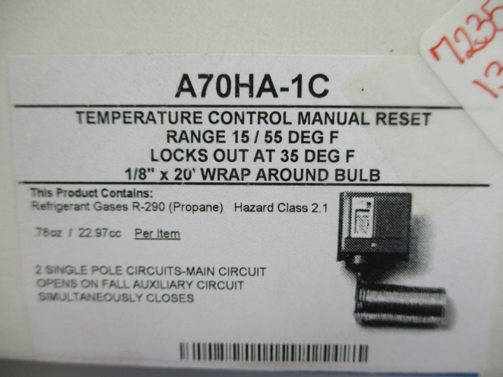 JOHNSON CONTROLS A70HA-1C 15/55F NSMP