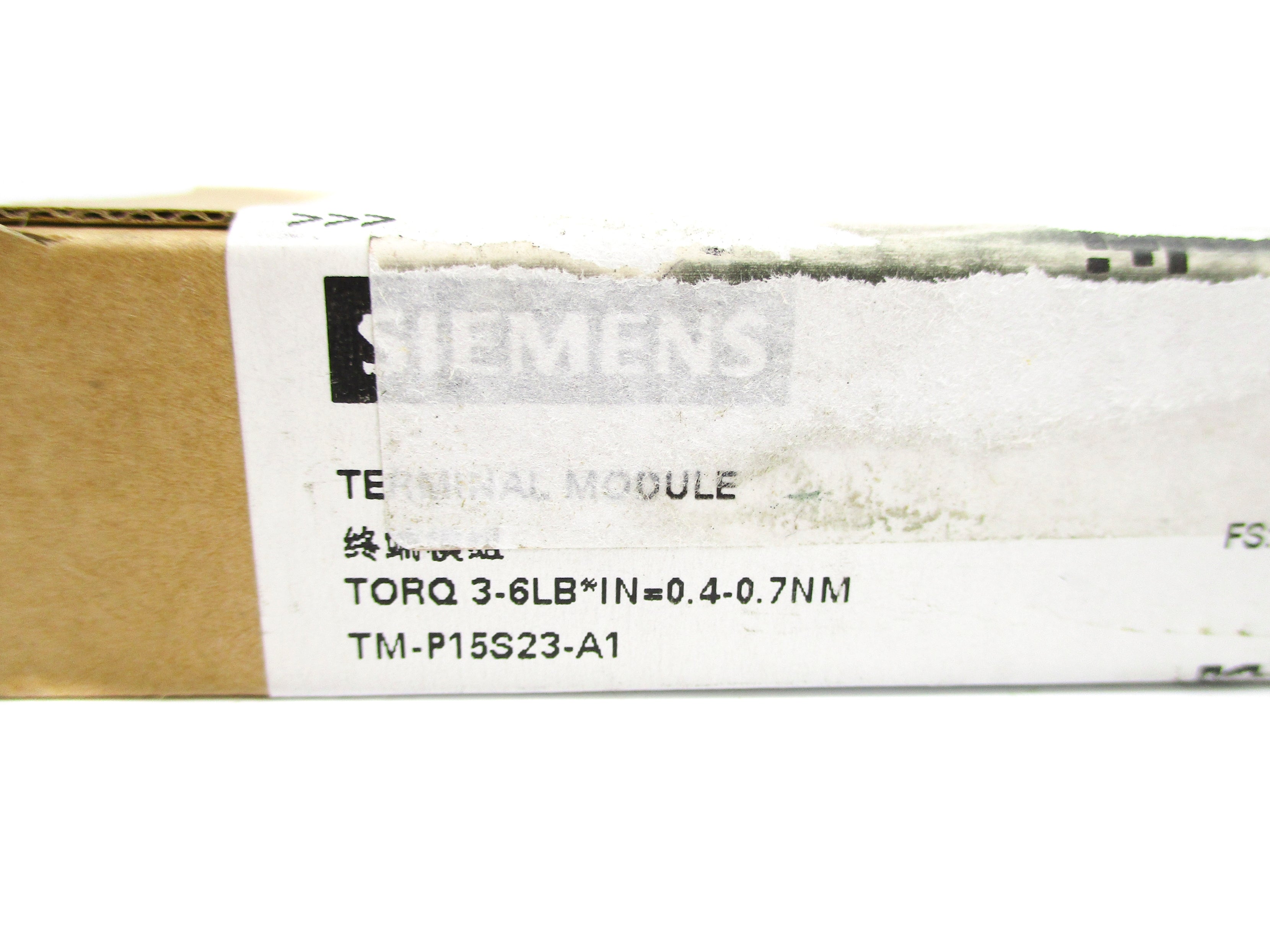 SIEMENS 6ES7193-4CC20-0AA0 TM-P15S23-A1 NSFS