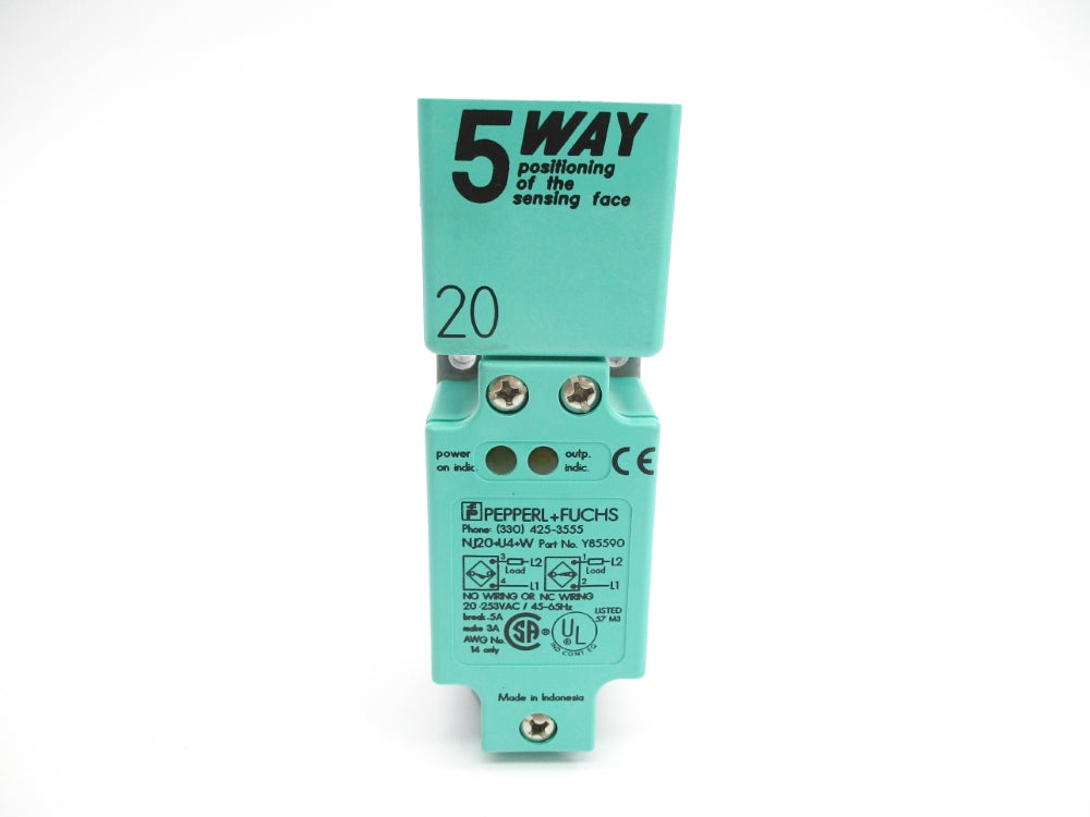 PEPPERL+FUCHS NJ20+U4+W-Y85590 085590 20-253VAC 3A NSMP