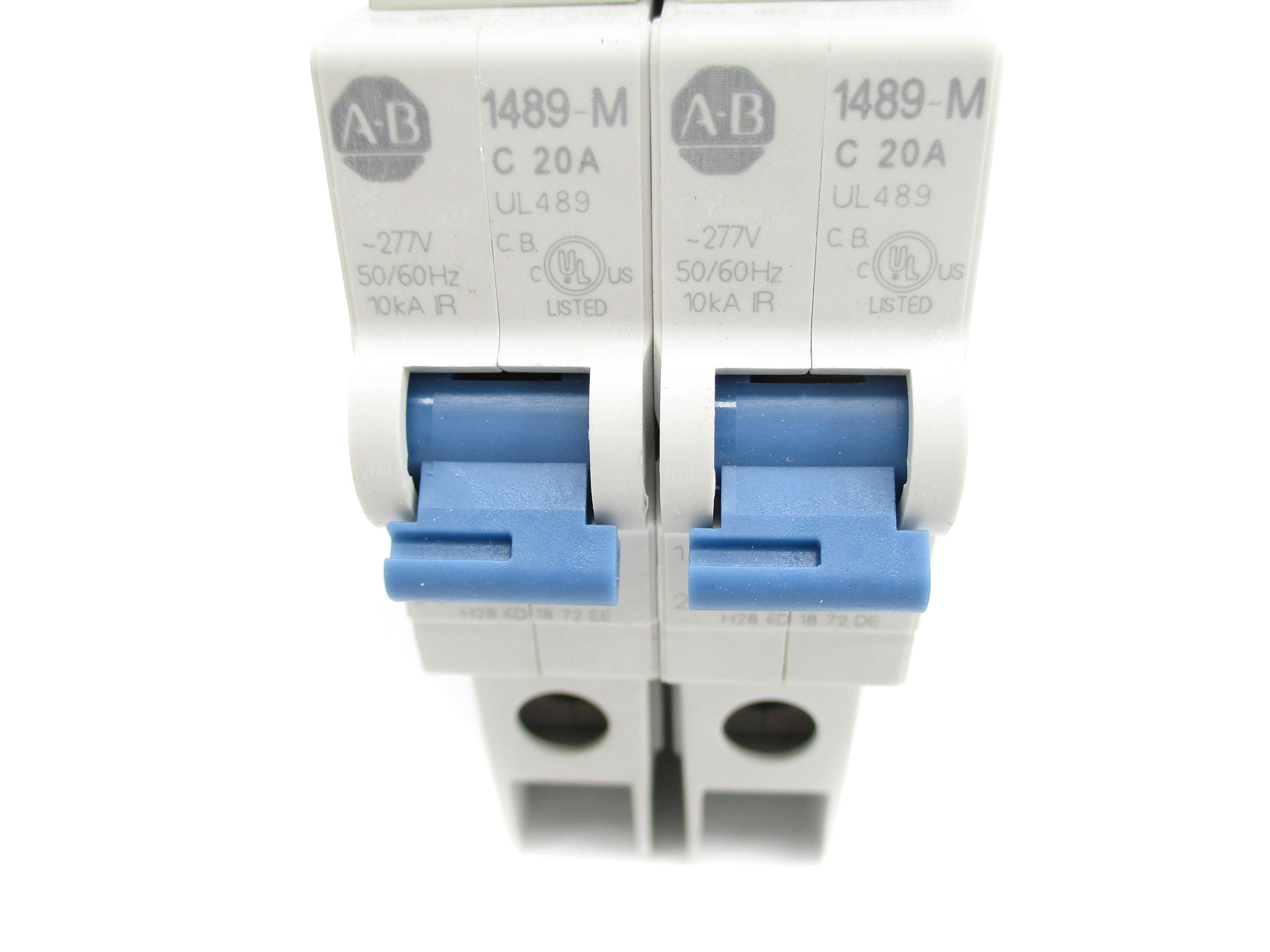 ALLEN BRADLEY 1489-M1C200 SER. D 277V 20A (PKG OF 2) NSMP