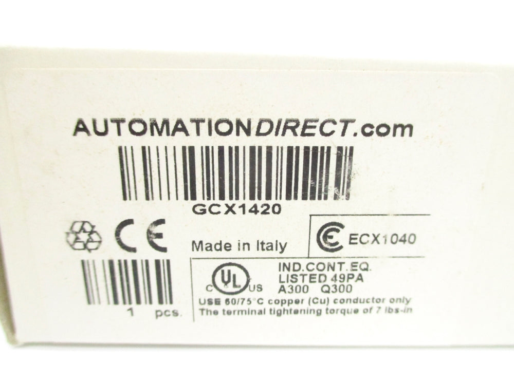 AUTOMATION DIRECT GCX1420 NSMP